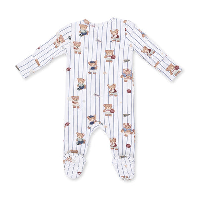 Angel Dear Mixed Sports Bears 2 Way Zipper Footie