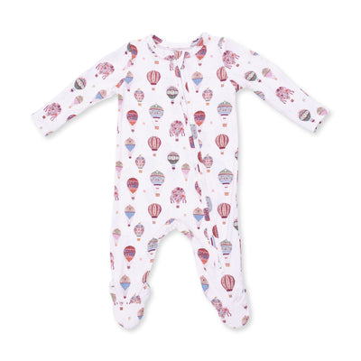 Angel Dear Hot Air Balloon 2 Way Zipper Footie