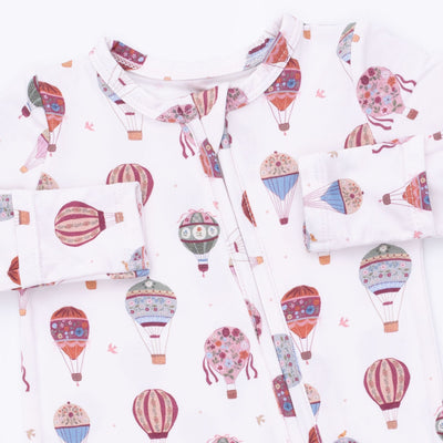 Angel Dear Hot Air Balloon 2 Way Zipper Footie