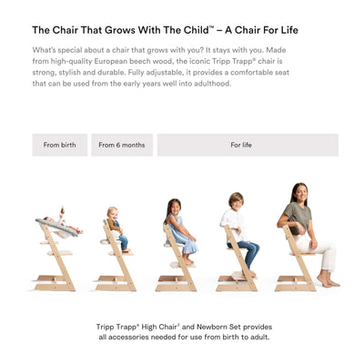 Stokke Tripp Trapp High Chair² with Newborn Set - Twinkle Twinkle Little One