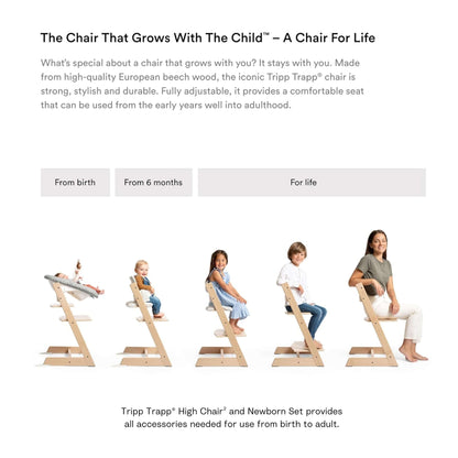 Stokke Tripp Trapp High Chair² with Newborn Set - Twinkle Twinkle Little One