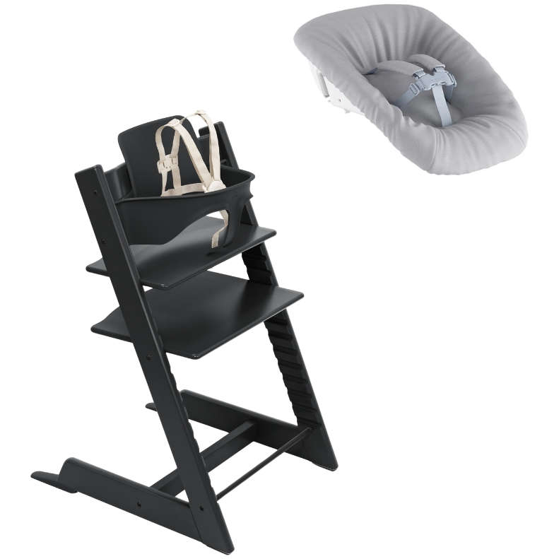 Buy black Stokke Tripp Trapp High Chair² with Newborn Set