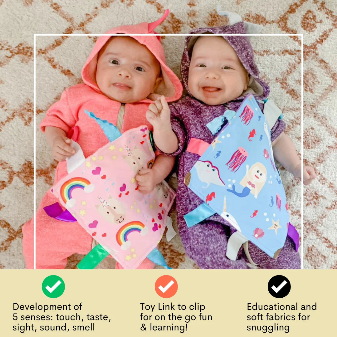 Unicorn and Rainbows Crinkle Sensory Toy