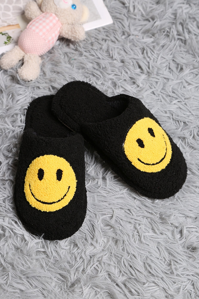 Emoji Slippers - Black - Twinkle Twinkle Little One