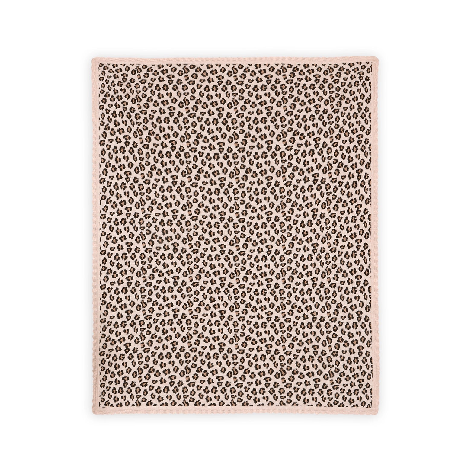 Leopard Animal Organic Cotton Jacquard Knit Baby Blanket - Twinkle Twinkle Little One