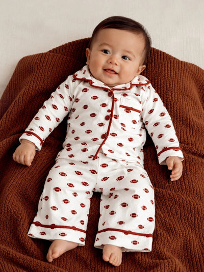 Football Organic Pointelle Lounge Set