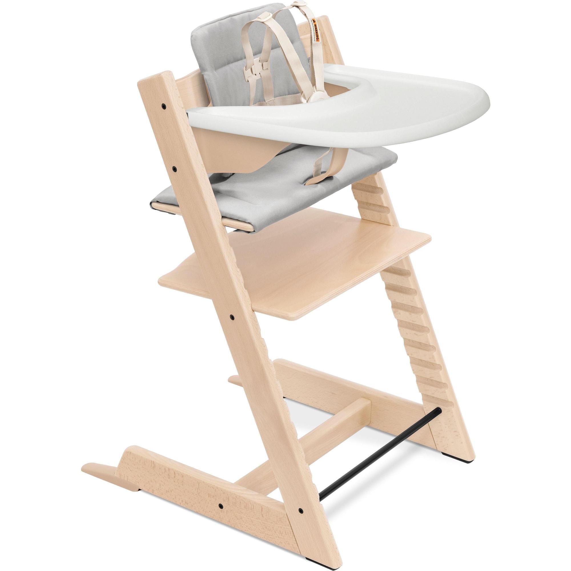 Stokke Tripp Trapp High Chair² with Cushion + Stokke Tray