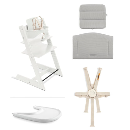 Stokke Tripp Trapp High Chair² with Cushion + Stokke Tray