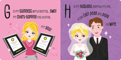 ABC of Dolly Parton: A Rhyming Lullaby Board Book - Twinkle Twinkle Little One