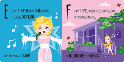 ABC of Dolly Parton: A Rhyming Lullaby Board Book - Twinkle Twinkle Little One