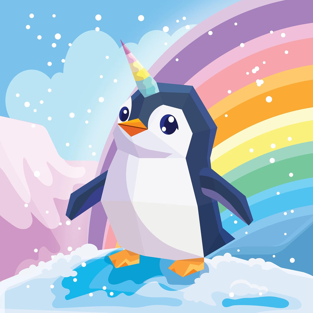 My First Paint by Sticker: Unicorn Friends