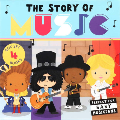 The Story of Music: Four-Book Boxed Set: The Story of Rock, The Story of Pop, The Story of Rap, The Story of Country