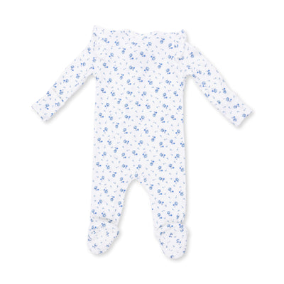 Angel Dear Joli Rosette 2 Way Ruffle Sleeve Zipper Footie
