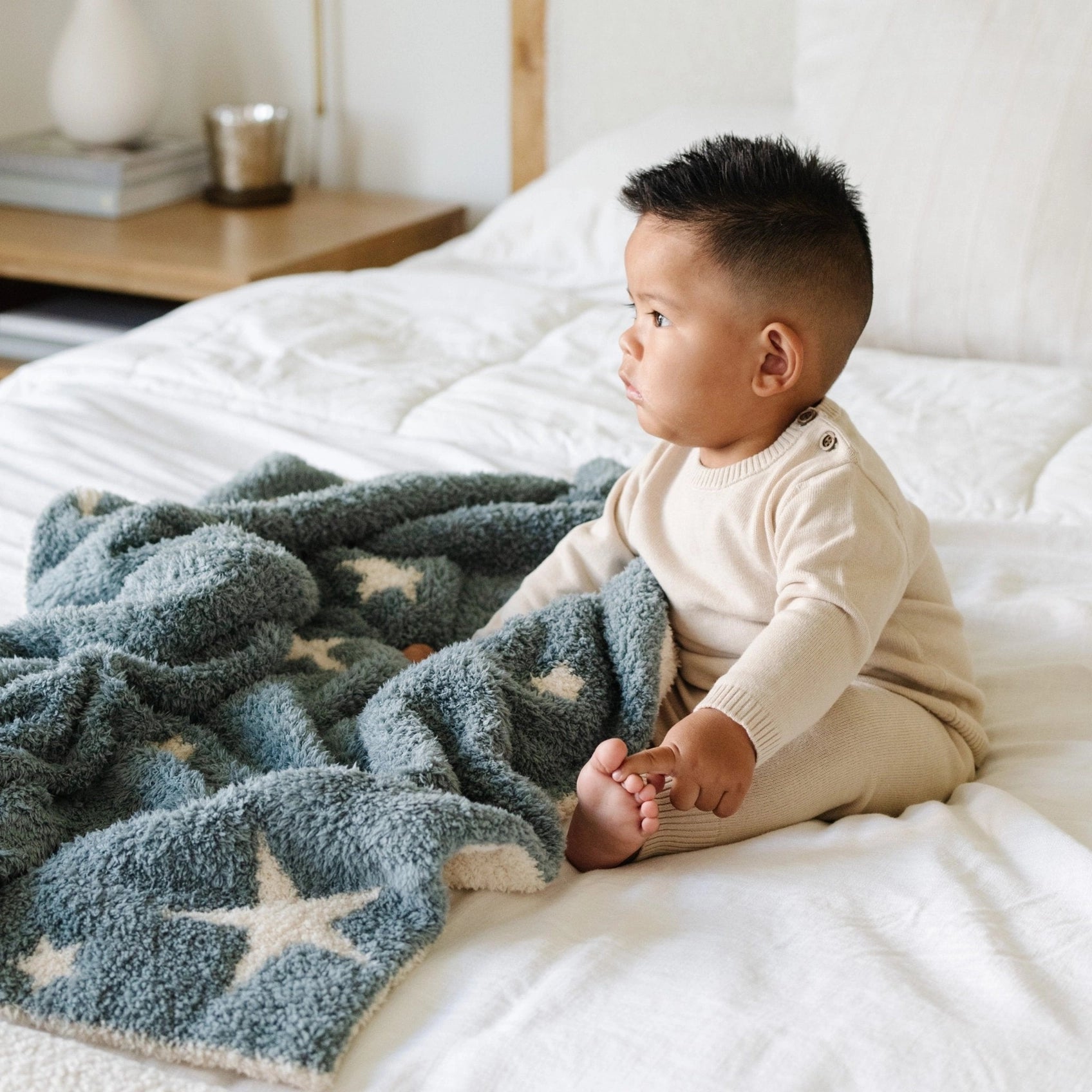 DOUBLE-LAYER BAMBONI RECEIVING BLANKETS