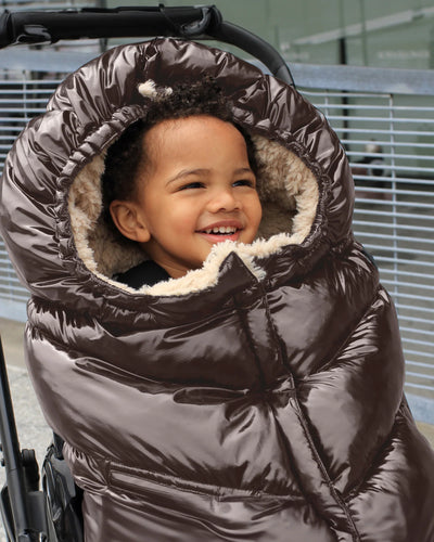 7 A.M. Enfant Blanket 212 Evolution - Brown Polar - Twinkle Twinkle Little One