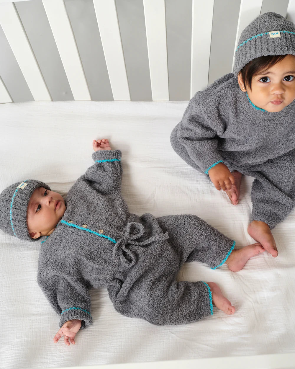 7 A.M. Fuzzy Beanie - Gris