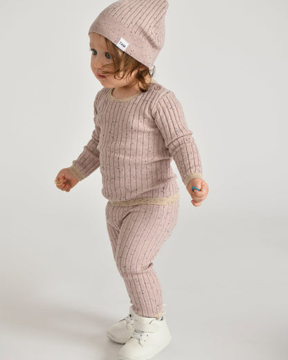 7 A.M. Hug Me Leggings - Ash Rose - Twinkle Twinkle Little One