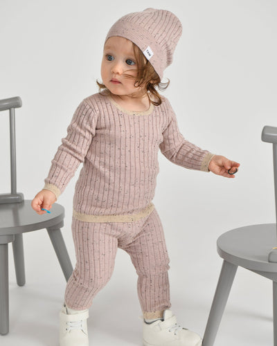 7 A.M. Hug Me Leggings - Ash Rose - Twinkle Twinkle Little One