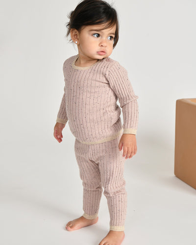 7 A.M. Hug Me Leggings - Ash Rose - Twinkle Twinkle Little One