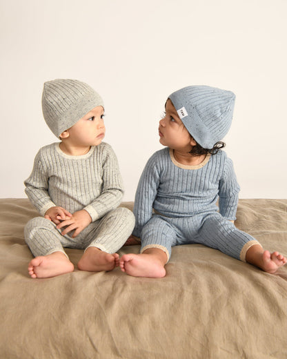 7 A.M. Hug Me Leggings - Lake Blue - Twinkle Twinkle Little One