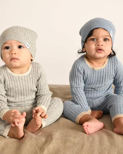 7 A.M. Hug Me Leggings - Lake Blue - Twinkle Twinkle Little One