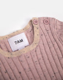 7 A.M. Hug Me Long Sleeve Top - Ash Rose - Twinkle Twinkle Little One