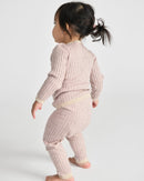 7 A.M. Hug Me Long Sleeve Top - Ash Rose - Twinkle Twinkle Little One