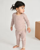 7 A.M. Hug Me Long Sleeve Top - Ash Rose - Twinkle Twinkle Little One