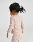 7 A.M. Hug Me Long Sleeve Top - Ash Rose - Twinkle Twinkle Little One