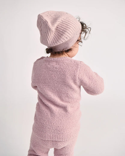 7 A.M. Enfant Long Sleeve Top & Fuzzy Leggings Set - Ash Rose - Twinkle Twinkle Little One