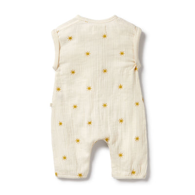 Sunshine Organic Crinkle Growsuit - Twinkle Twinkle Little One