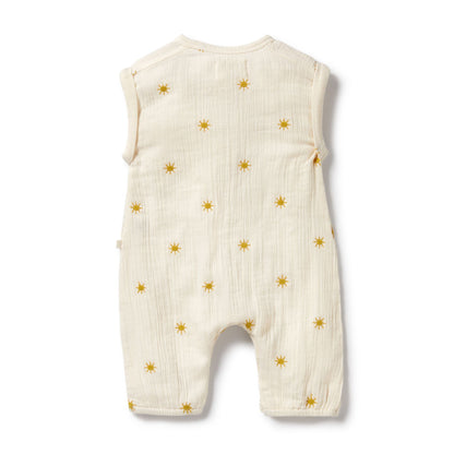 Sunshine Organic Crinkle Growsuit - Twinkle Twinkle Little One