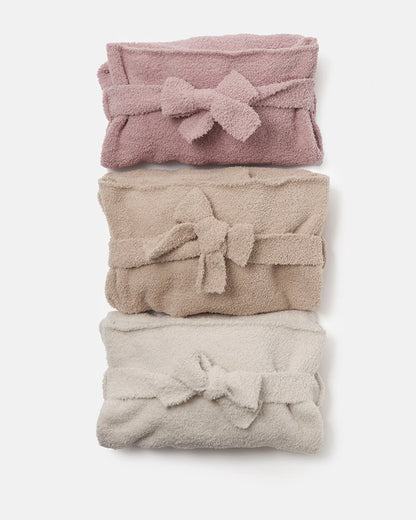 7 A.M. Fuzzy Robe - Ecru - Twinkle Twinkle Little One