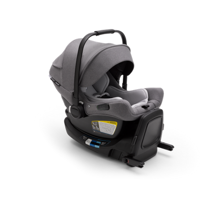 Bugaboo Turtle Air by Nuna Lightweight Infant Car Seat + RELX Base Load Leg - Black - Twinkle Twinkle Little One