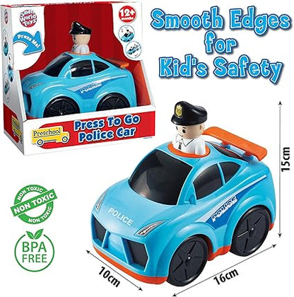 Press To Go Police Car Toy - Twinkle Twinkle Little One