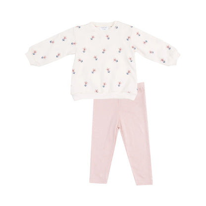 Danish Daisy French Terry Oversize Sweatshirt & Leggings - Twinkle Twinkle Little One