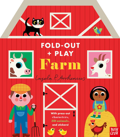 Fold-Out + Play: Farm: Build your own 3D farm with interactive play pieces and stickers