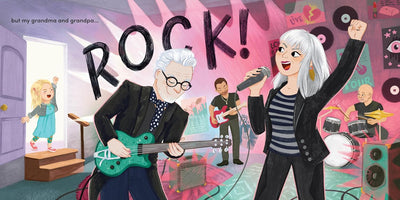 My Grandma and Grandpa Rock! A book for the coolest grandpas and grandmas everywhere ! - Twinkle Twinkle Little One