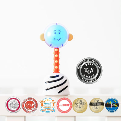 NogginStik Developmental Light-up Rattle