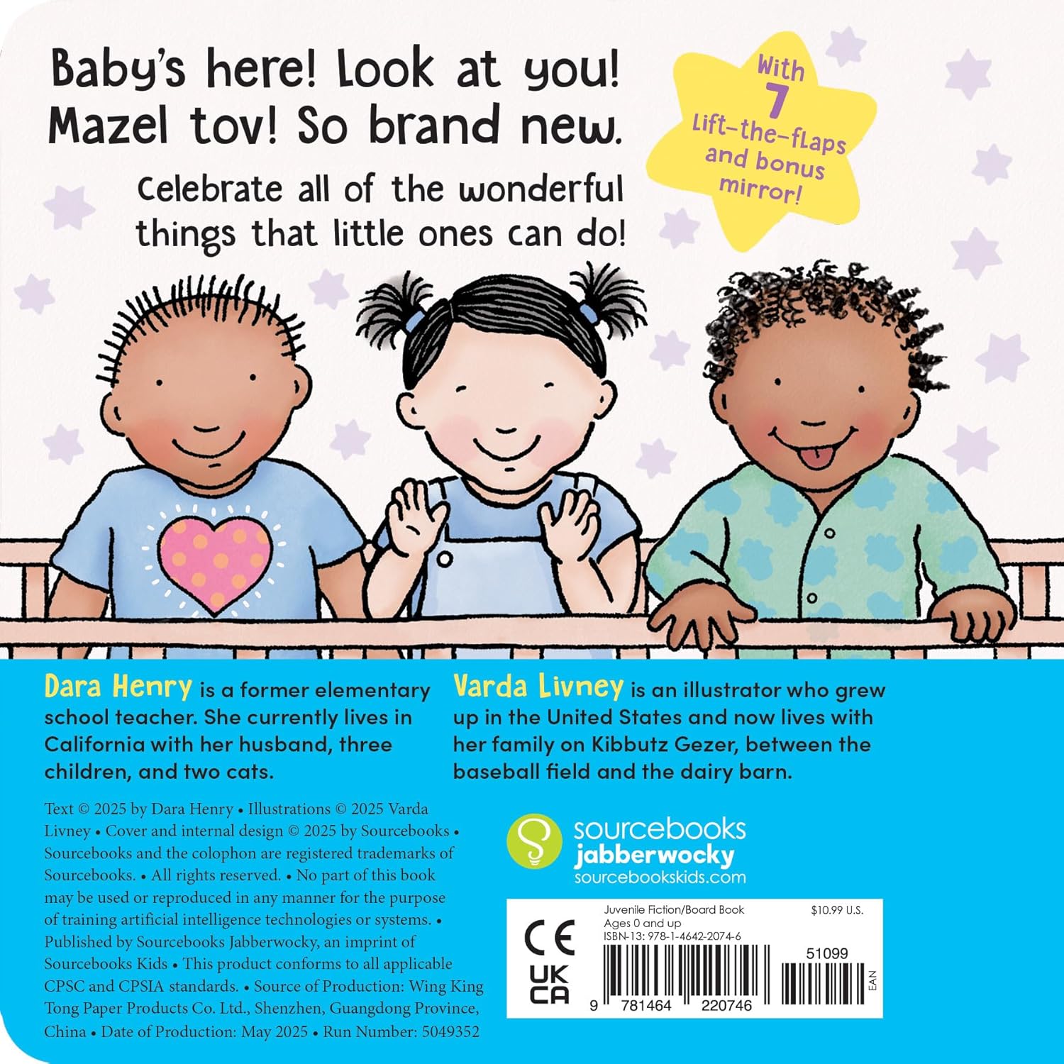 Mazel Tov, Baby! Board Book - Twinkle Twinkle Little One