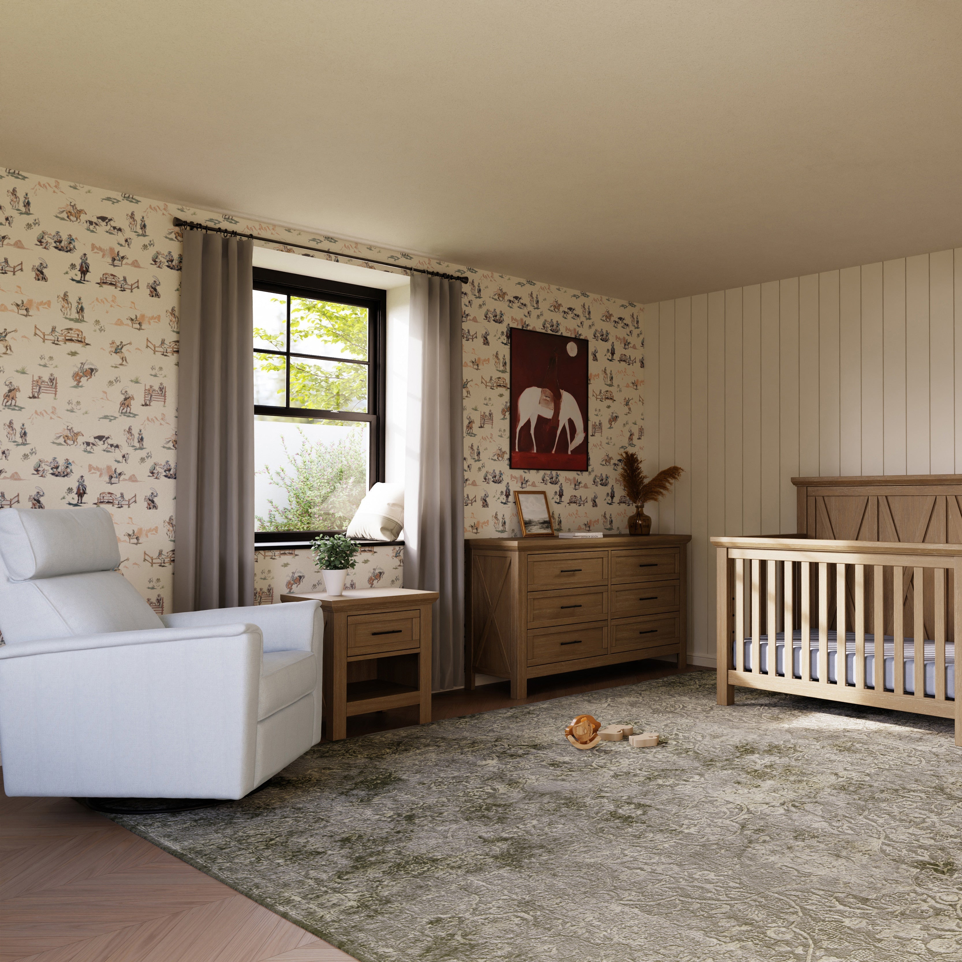 Monogram by Namesake Emory Farmhouse Nightstand - Twinkle Twinkle Little One