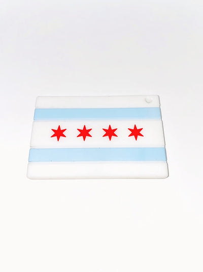Chicago Flag Teether - Twinkle Twinkle Little One
