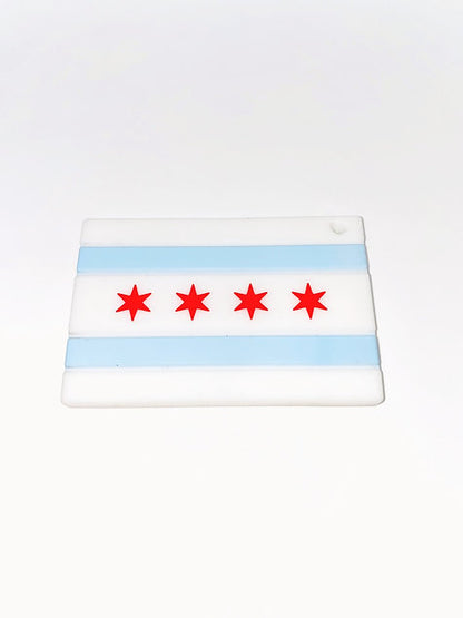 Chicago Flag Teether - Twinkle Twinkle Little One