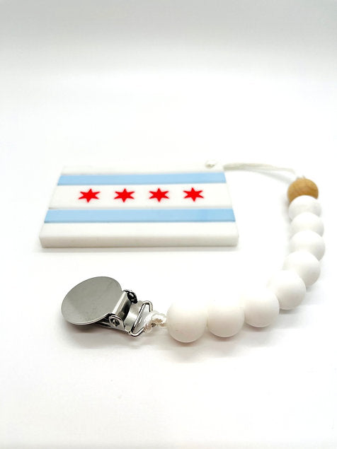 Chicago Flag Teether - Twinkle Twinkle Little One