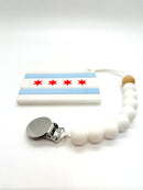 Chicago Flag Teether - Twinkle Twinkle Little One