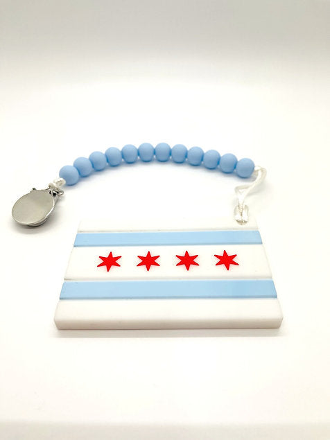 Chicago Flag Teether - Twinkle Twinkle Little One