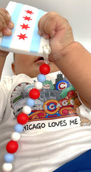 Chicago Flag Teether - Twinkle Twinkle Little One