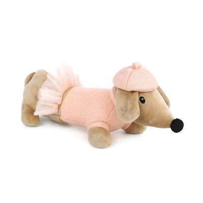 Mon Cheri French Dog Plush Toy - Pink - Twinkle Twinkle Little One
