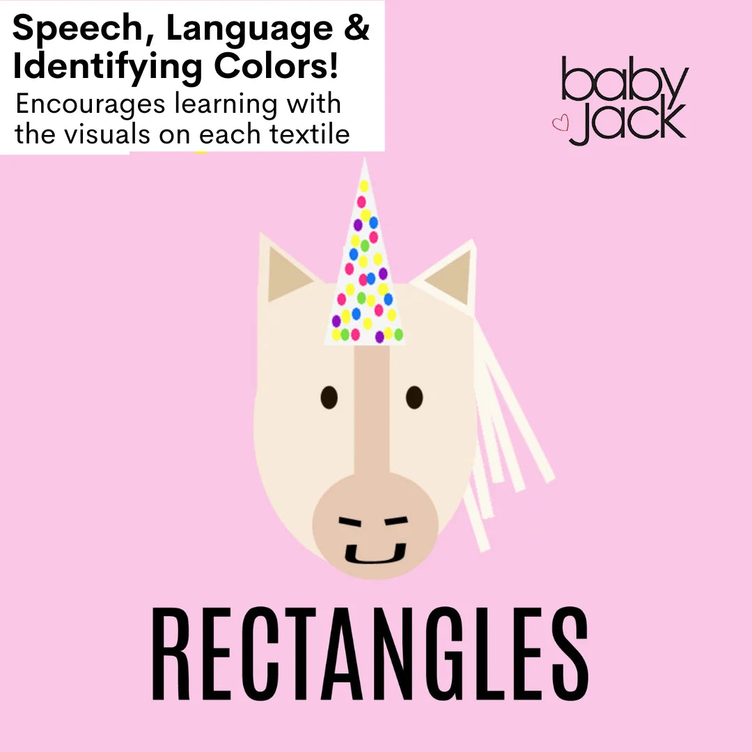 Unicorn and Rainbows Crinkle Sensory Toy