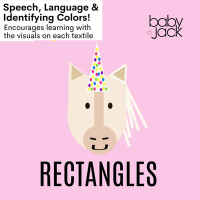 Unicorn and Rainbows Crinkle Sensory Toy